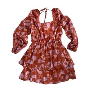 Nanamacs long sleeve mini dress